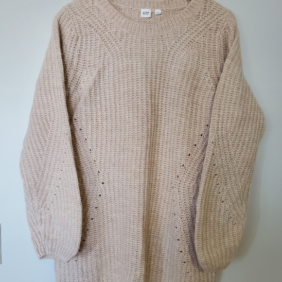 GAP Pointelle Crewneck Sweater Dress - Picture 2 of 4